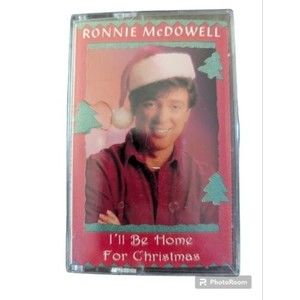 Vintage Rare 1998 Ronnie McDowell I'll Be Home For Christmas Cassette Tape